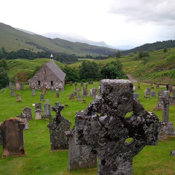 Old church and graveyard