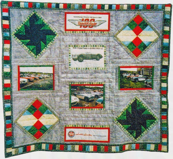 Celebration Quilt made to honour the 1998 100th birthday of Donald M. Healey