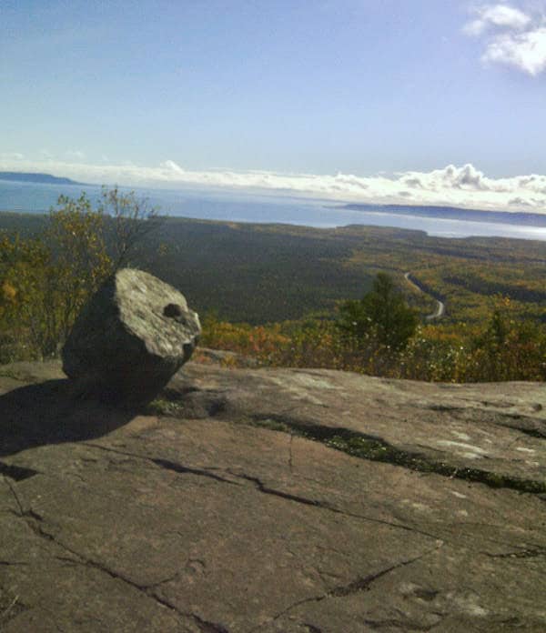 View towards Thunder Bay from Mount McKay.